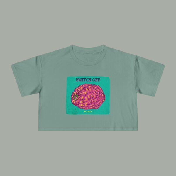 Switch Off Crop Tee